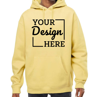 Custom Featured Brands:  IND4000 Independent Trading Co. Heavyweight Hooded Sweatshirt