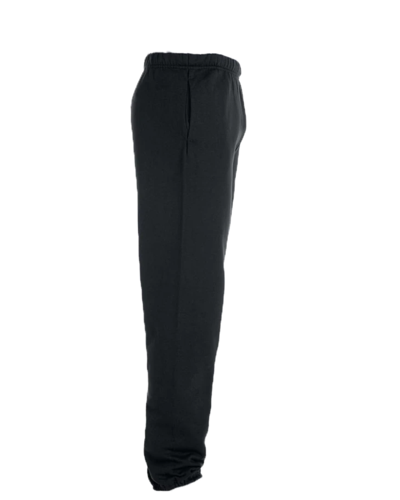 Image of a model wearing a 4850MP Jerzees NuBlend SUPER SWEATS Pocketed Sweatpants