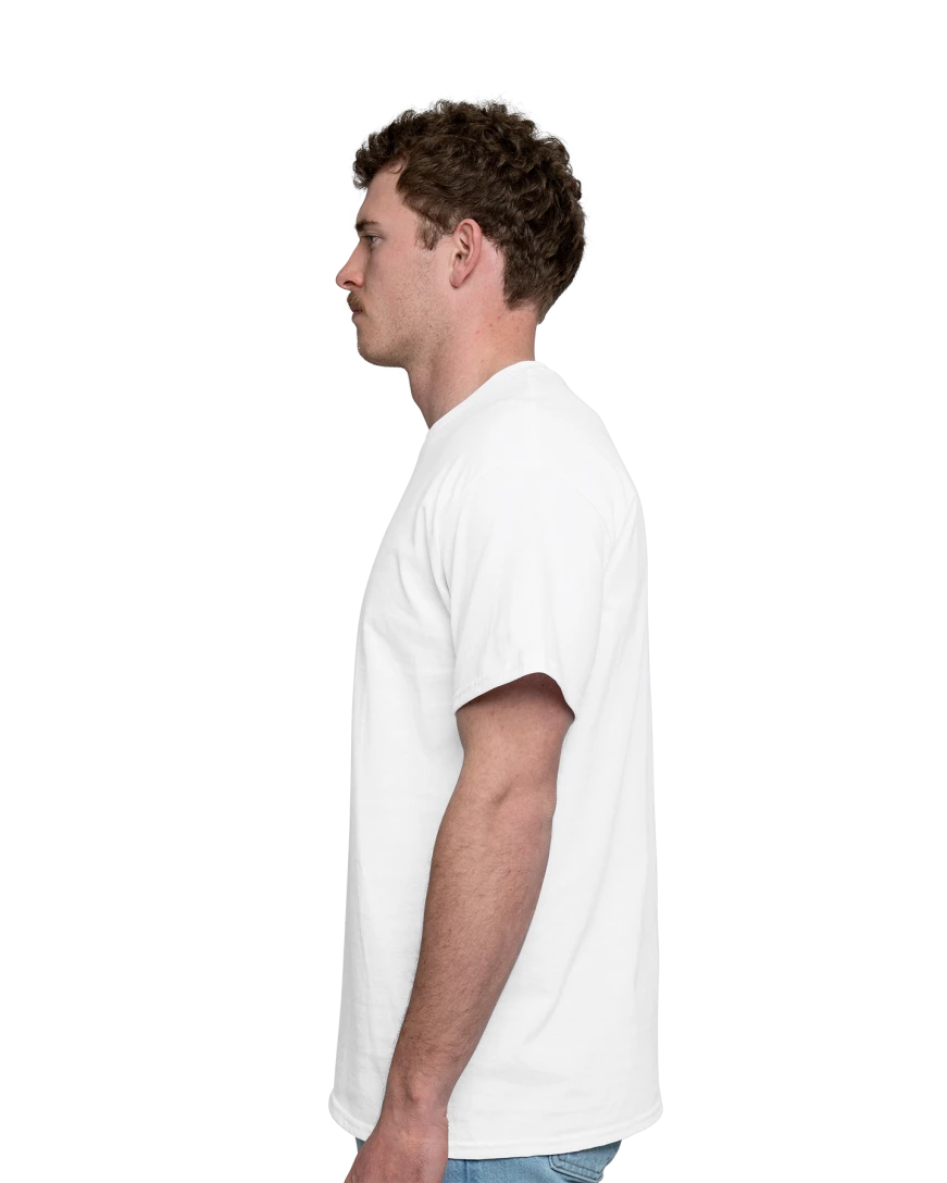 Image of a model wearing a 5000 Gildan Heavy Cotton T-Shirt