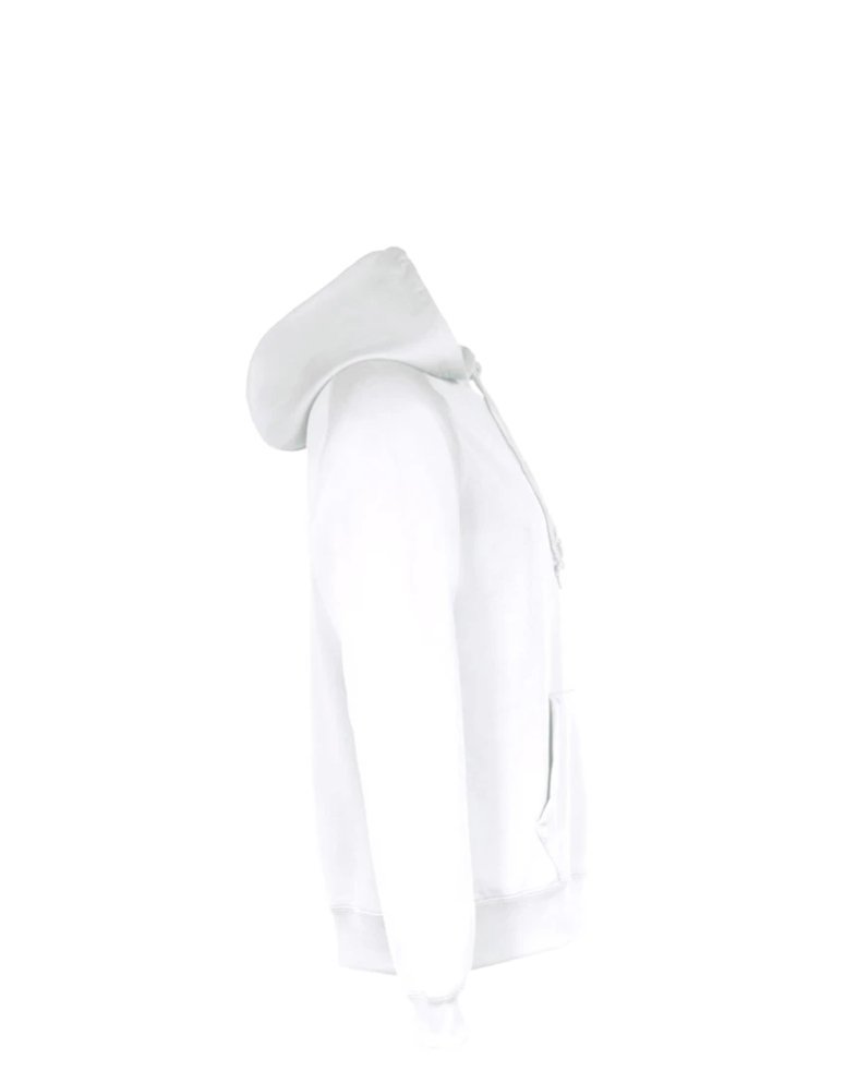 Image of a model wearing a 1460 Badger Fleece Ladies Hooded Pullover