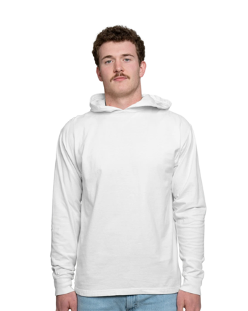 Model wearing a GDH150 ComfortWash by Hanes Garment-Dyed Pocket T-Shirt