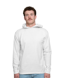 Image of a model wearing GDH150 ComfortWash by Hanes Garment-Dyed Pocket T-Shirt