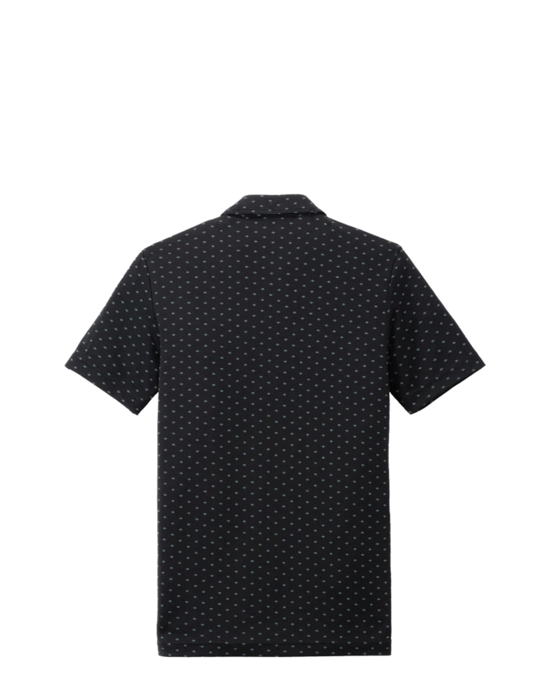 Image of a model wearing a TM1MY403 TravisMathew Oceanside Geo Polo
