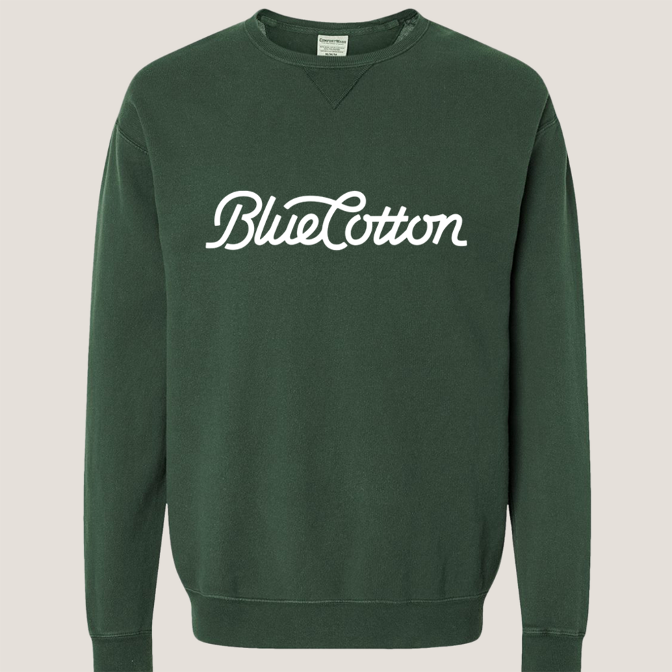 Image of GDH400 ComfortWash by Hanes Garment-Dyed Crewneck Sweatshirt