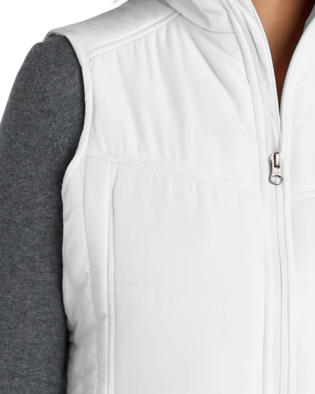 Closeup of a L709 Port Authority Ladies Puffy Vest