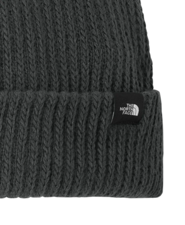 Closeup of a NF0A7RGH The North Face Circular Rib Beanie