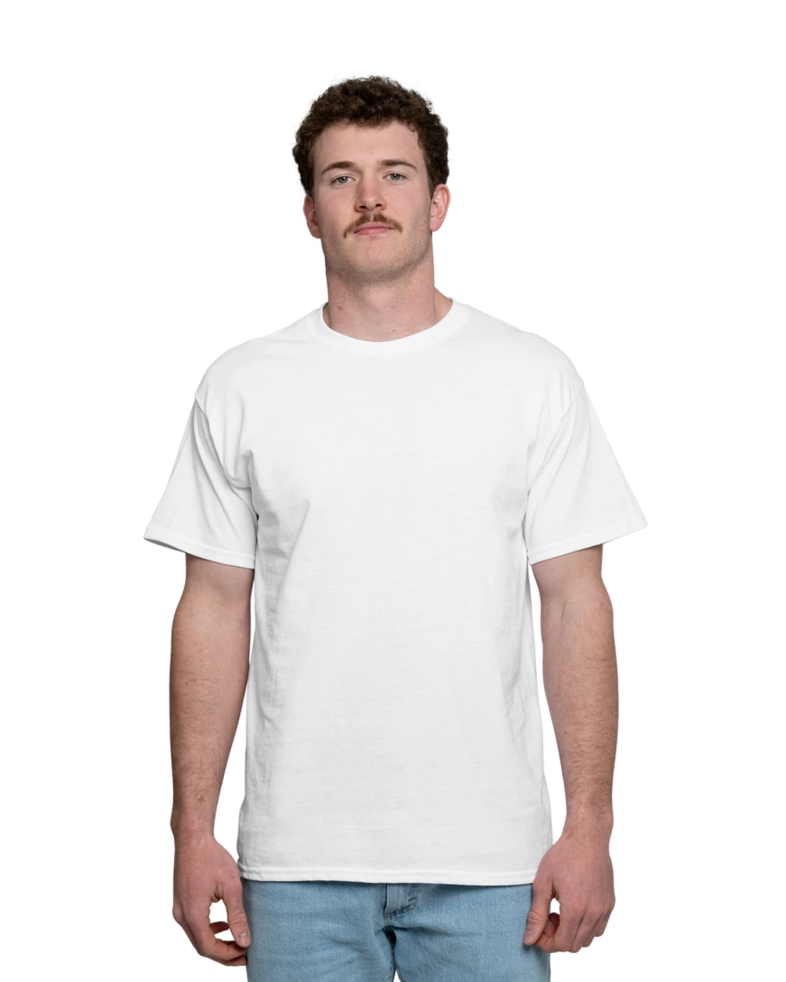 Image of a model wearing a 5000 Gildan Heavy Cotton T-Shirt