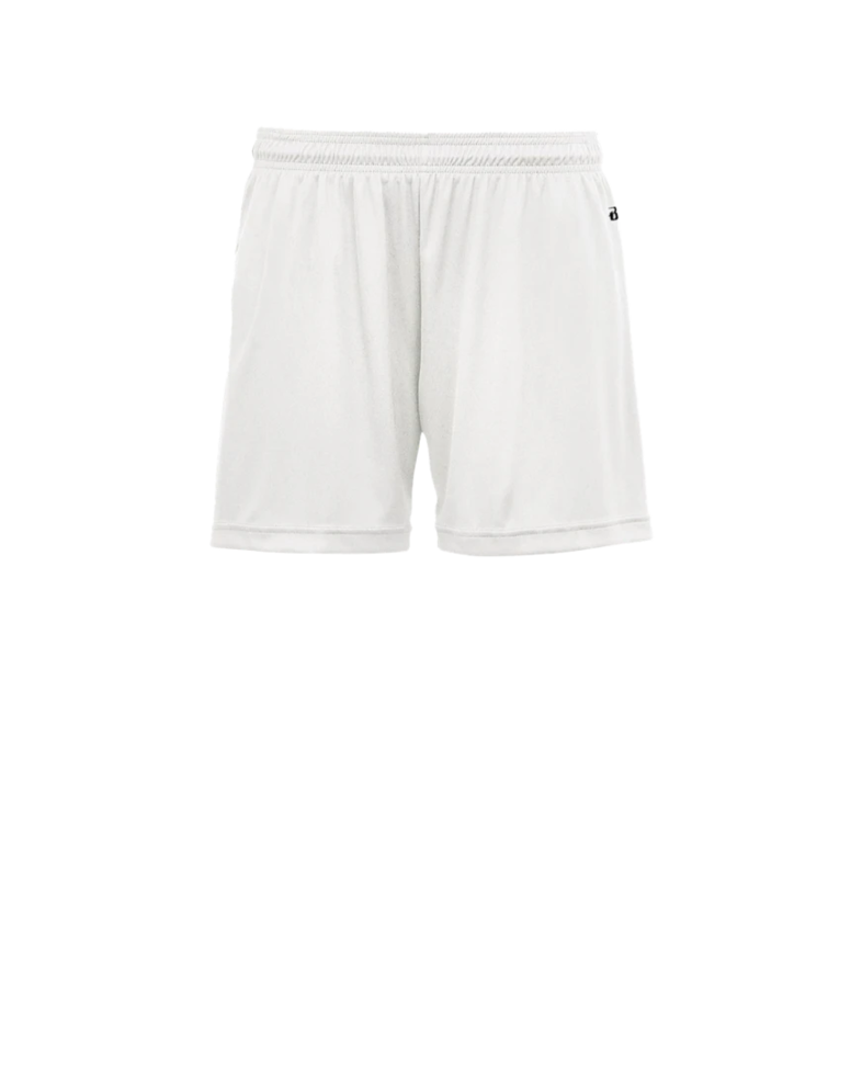 Image of a model wearing a BD4116 Badger Sport Ladies' Core Short