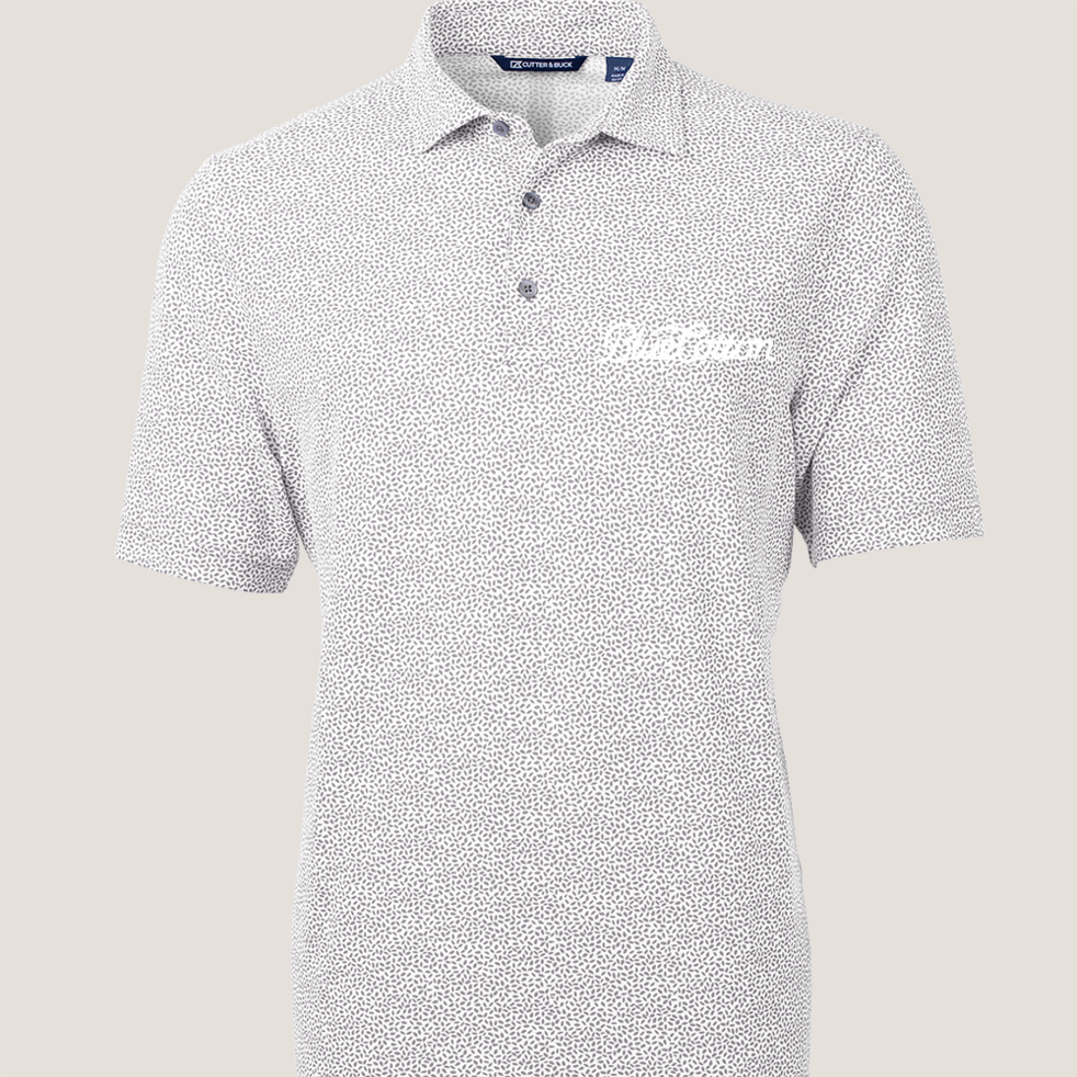 Image of MCK01161 Cutter & Buck Virtue Eco Pique Botanical Print Recycled Mens Polo