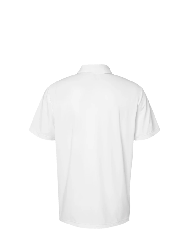 Image of a model wearing a A514 Adidas Ultimate Solid Polo