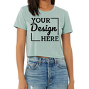 8882 Bella + Canvas Women’s Flowy Cropped Tee