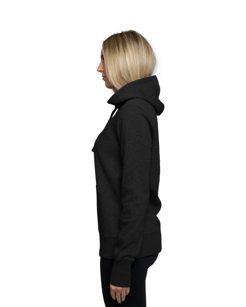 Image of a model wearing a LST254 Sport-Tek Ladies Pullover Hooded Sweatshirt