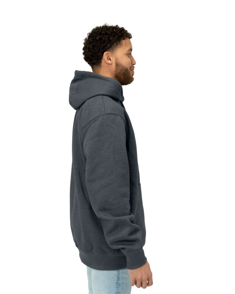 Image of a model wearing a CT100615 Carhartt Rain Defender Paxton Heavyweight Hooded Sweatshirt