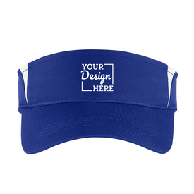 STC13 Sport-Tek Dry Zone Colorblock Visor