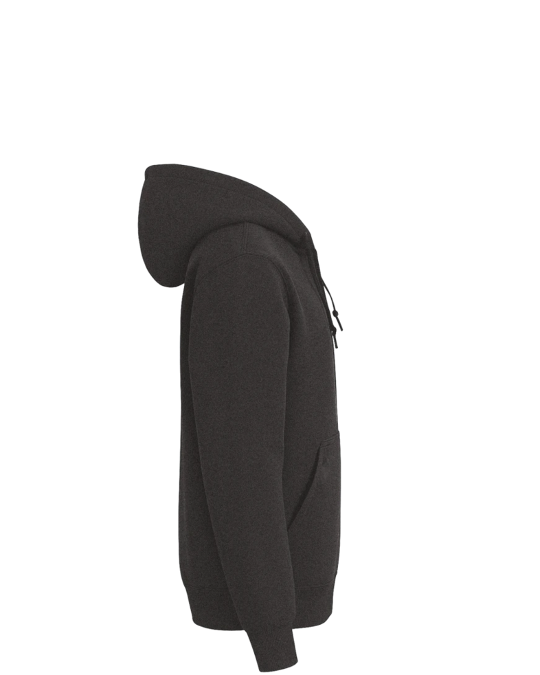 Image of a model wearing a CT100614 Carhartt Rain Defender Paxton Heavyweight Hooded Zip-Front Sweatshirt