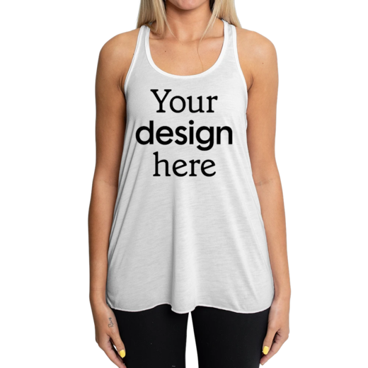 Sample image of B8800 Bella + Canvas Ladies Flowy Racerback Tank