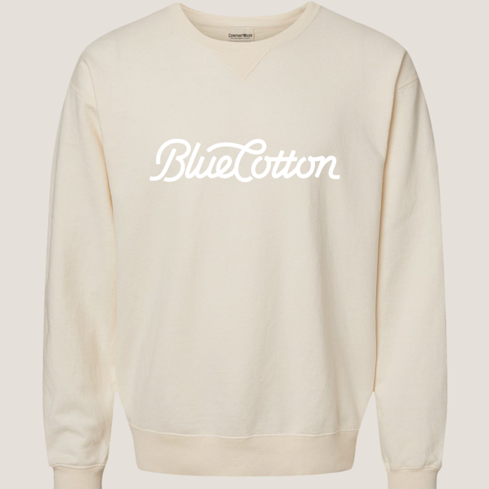 Image of GDH400 ComfortWash by Hanes Garment-Dyed Crewneck Sweatshirt