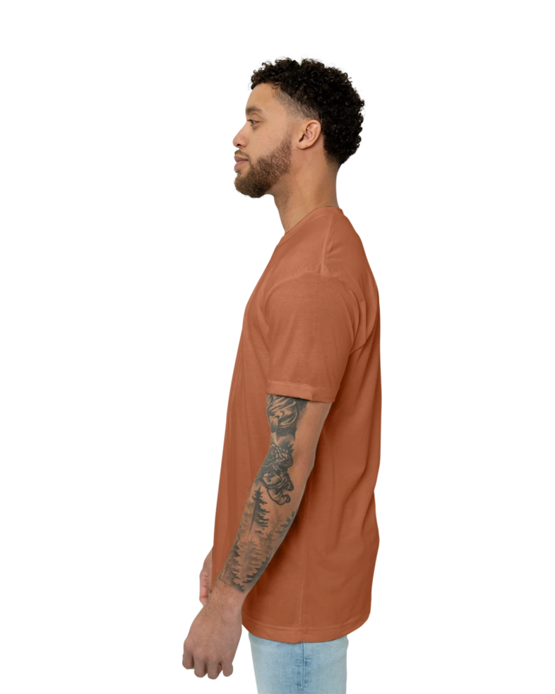 Image of a model wearing a TR401 American Apparel Tri-Blend Tee