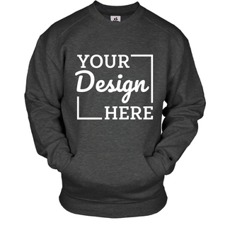 Crewneck Sweatshirts:  1252 Badger Pocket Crew Sweatshirt