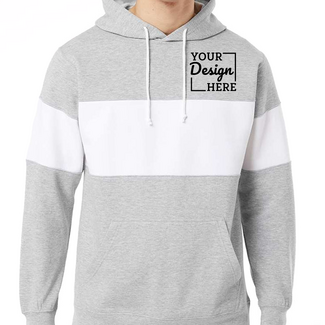 Custom Hoodies:  22709 MV Sport Classic Fleece Colorblocked Hooded Sweatshirt