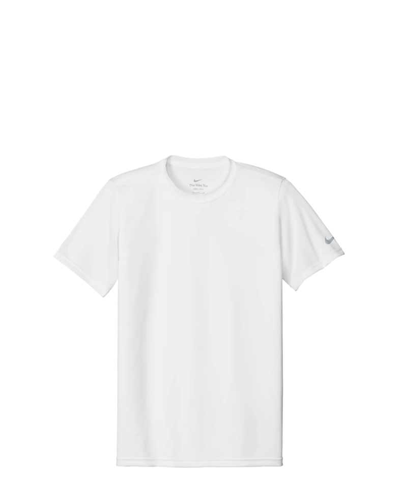 Image of a model wearing a NKDX8730 Nike Swoosh Sleeve rLegend Tee