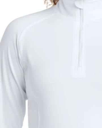 Closeup of a LST850 Sport-Tek Ladies Sport-Wick Stretch 1/2-Zip Pullover