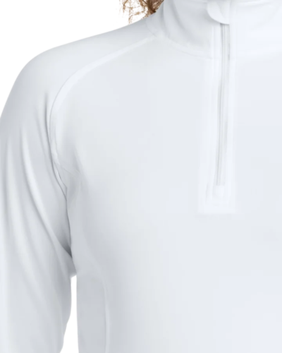 Closeup of a LST850 Sport-Tek Ladies Sport-Wick Stretch 1/2-Zip Pullover