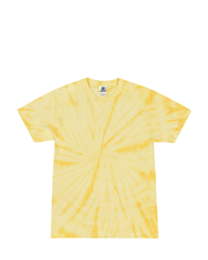 Image of a model wearing T1000 Colortone Tie Dye Tee