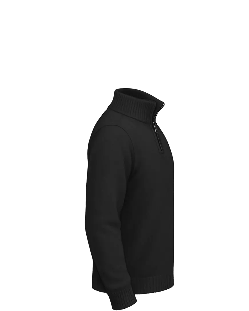 Custom Brooks Brothers Quarter-Zip Sweater - BlueCotton
