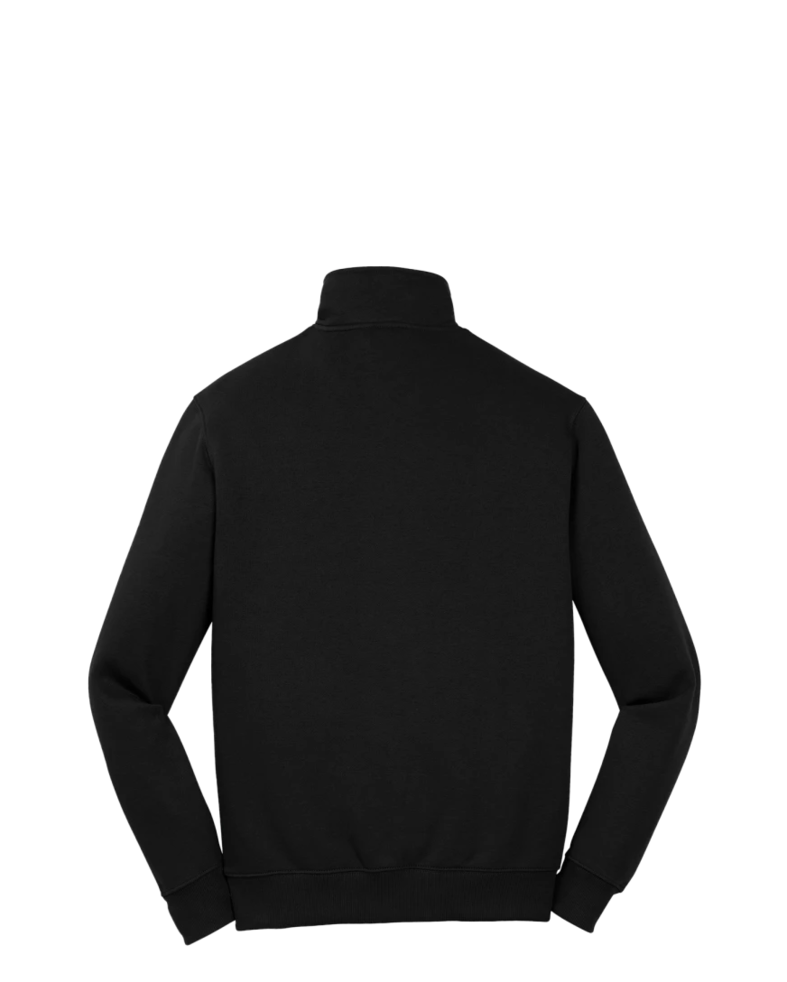 Image of a model wearing a ST253 Sport-Tek 1/4 Zip Sweatshirt