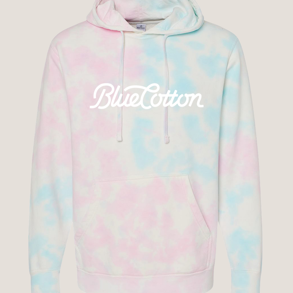 Image of PRM4500TD Independent Trading Co. Unisex Midweight Tie-Dyed Hooded Sweatshirt