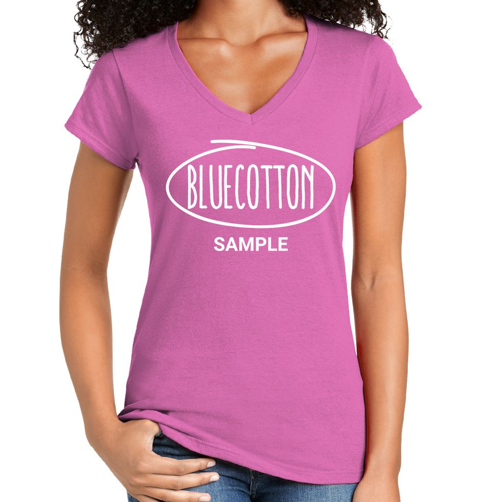 Image of 64V00L Gildan Softstyle® Women’s V-Neck T-Shirt