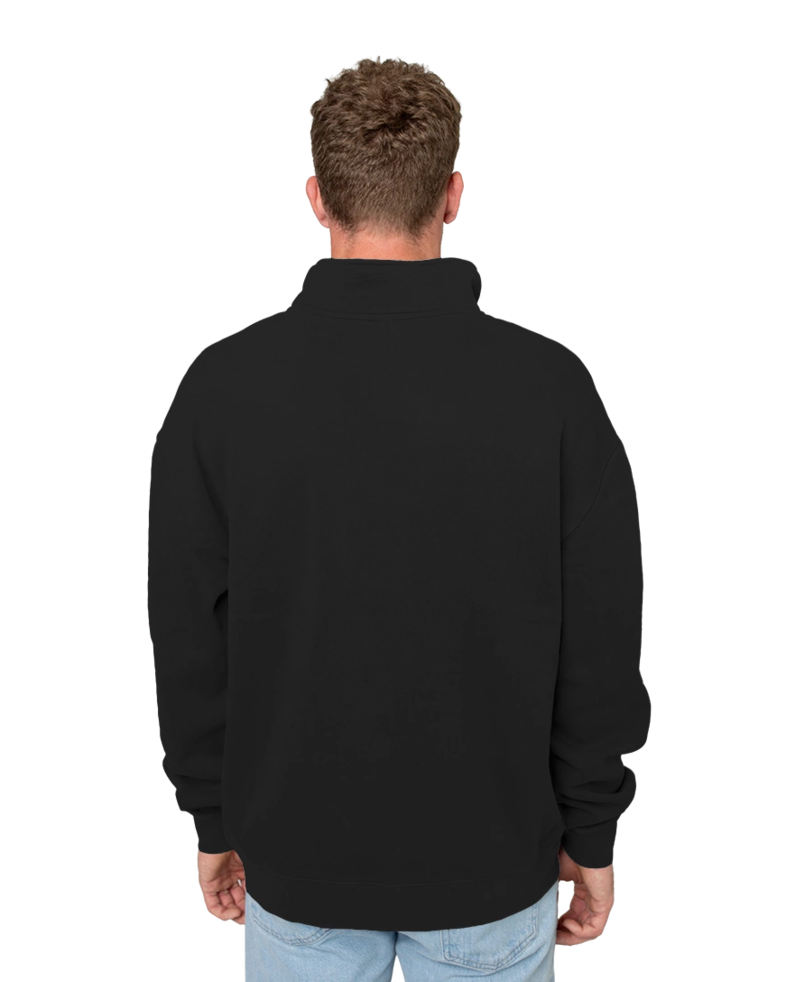 Image of a model wearing a 5167 AS Colour Relax Faded Half Zip