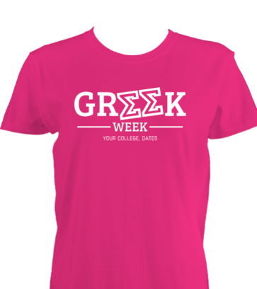 Greek Week design idea