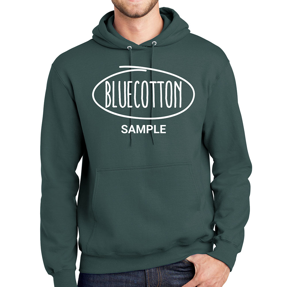 Image of PC90H Port & Company Essential Fleece Pullover Hooded Sweatshirt