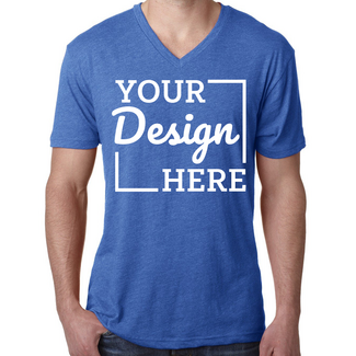 Custom Featured Brands:  Next Level 6040 Triblend V-Neck T-Shirt