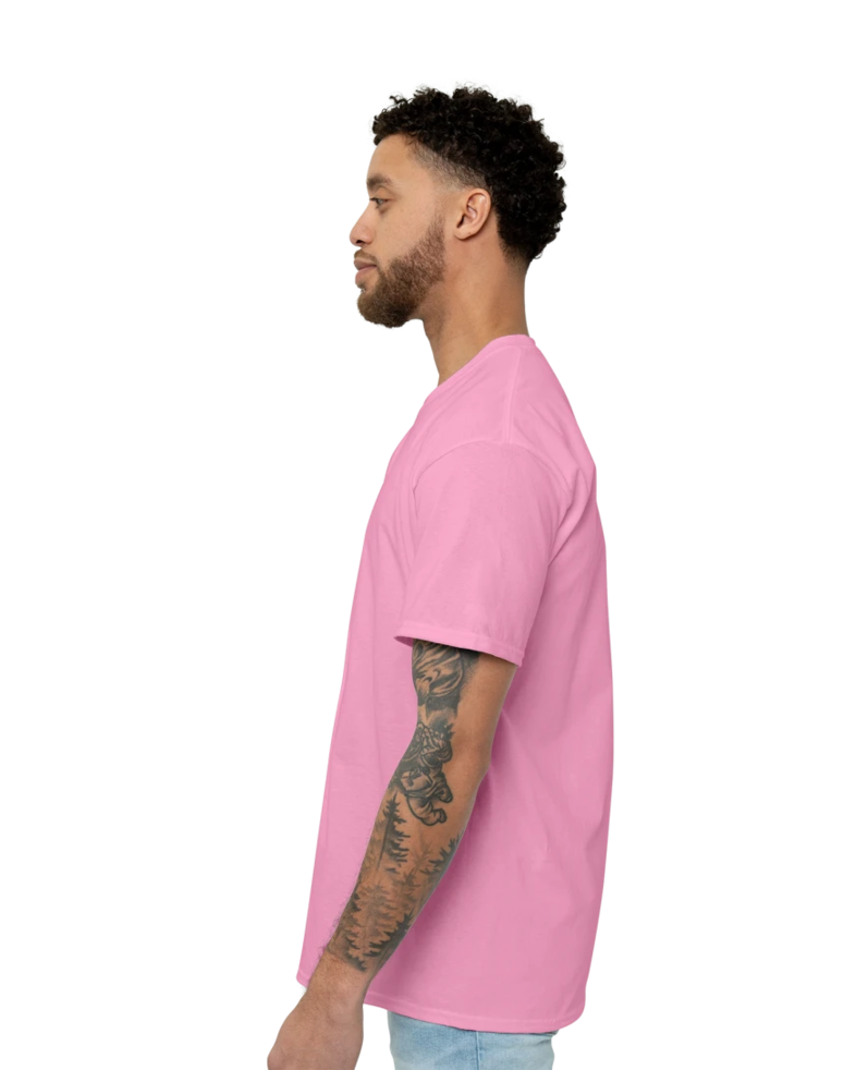 Image of a model wearing a PC61 Port & Company Essential Tee