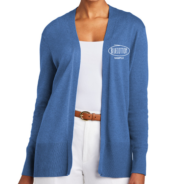 BB18403 Brooks Brothers® Women’s Cotton Stretch Long Cardigan Sweater