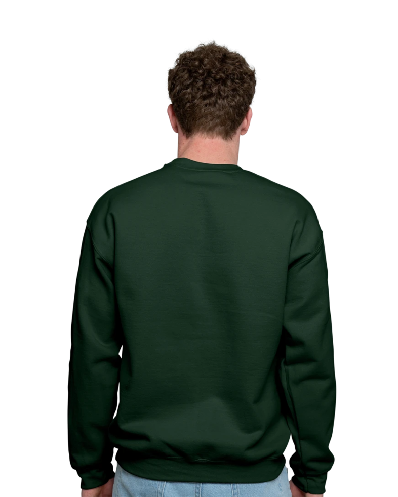 Image of a model wearing a 18000 Gildan Crewneck Sweatshirt
