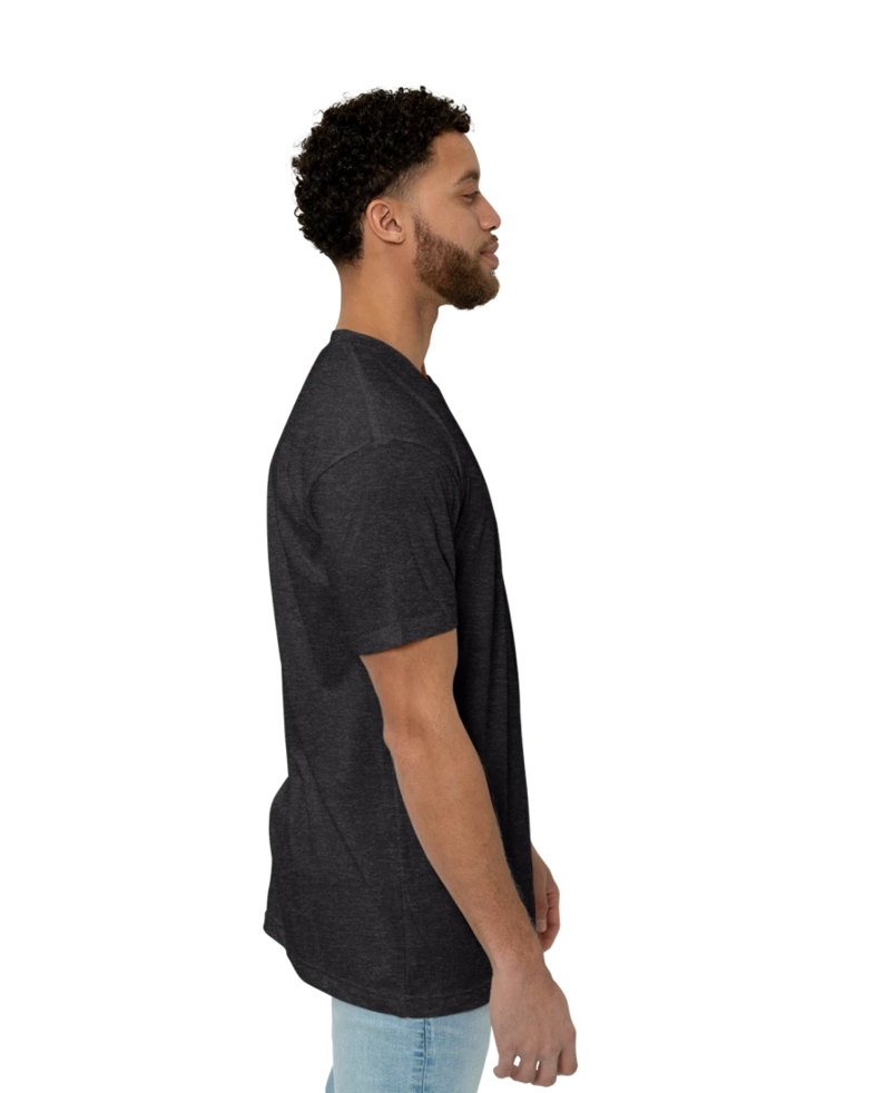 Image of a model wearing a TR401 American Apparel Tri-Blend Tee