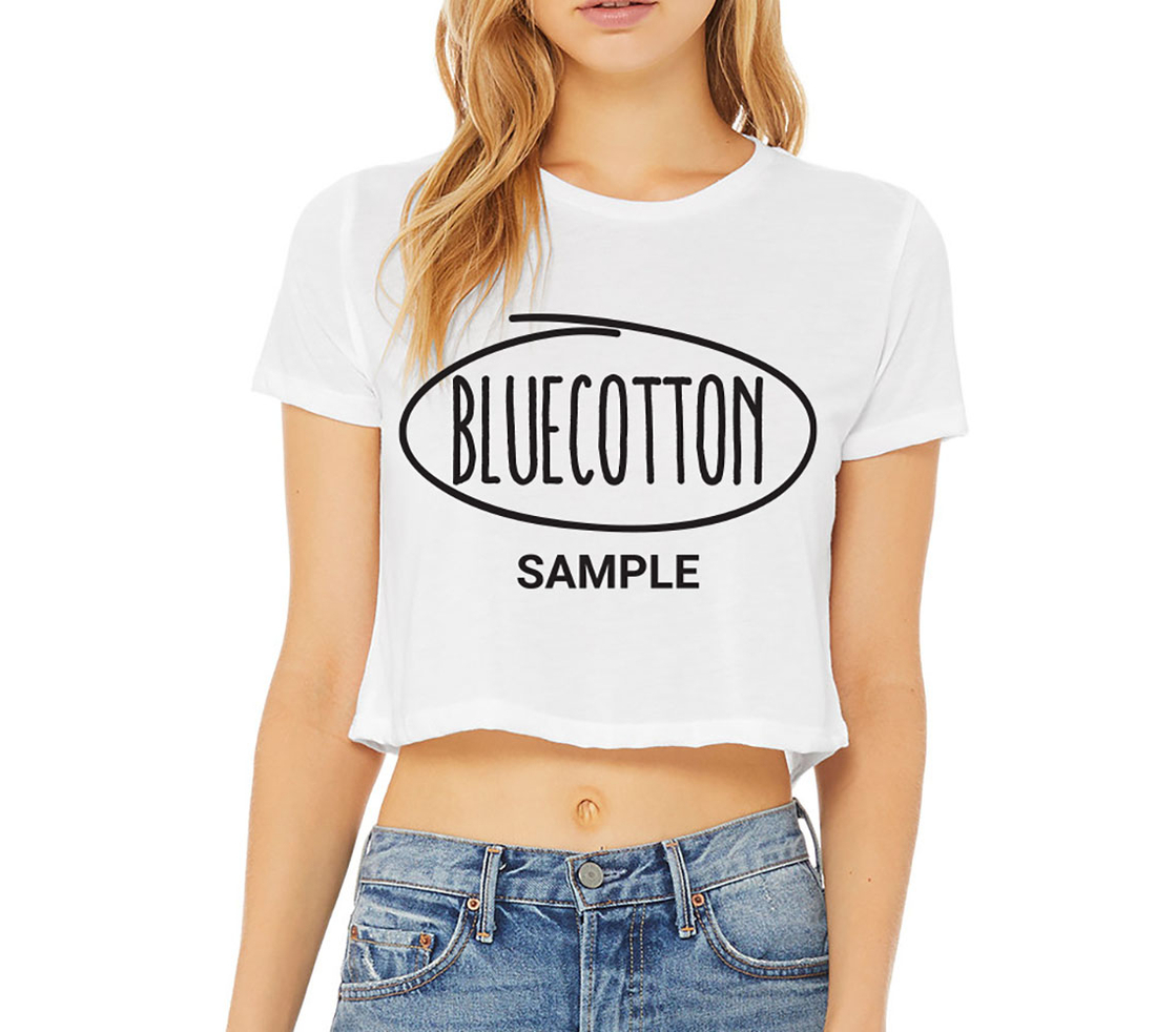 Image of 8882 Bella + Canvas Women’s Flowy Cropped Tee
