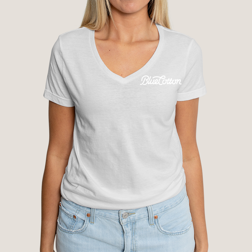 Image of 64V00L Gildan Softstyle® Women’s V-Neck T-Shirt