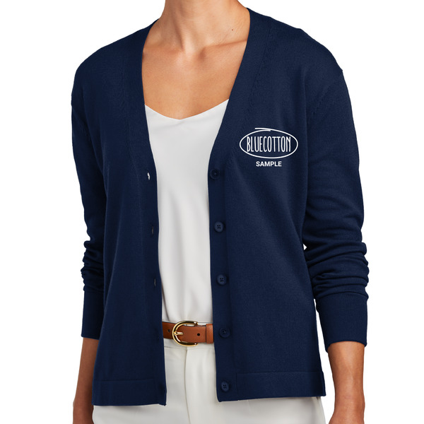 BB18405 Brooks Brothers® Women’s Cotton Stretch Cardigan Sweater