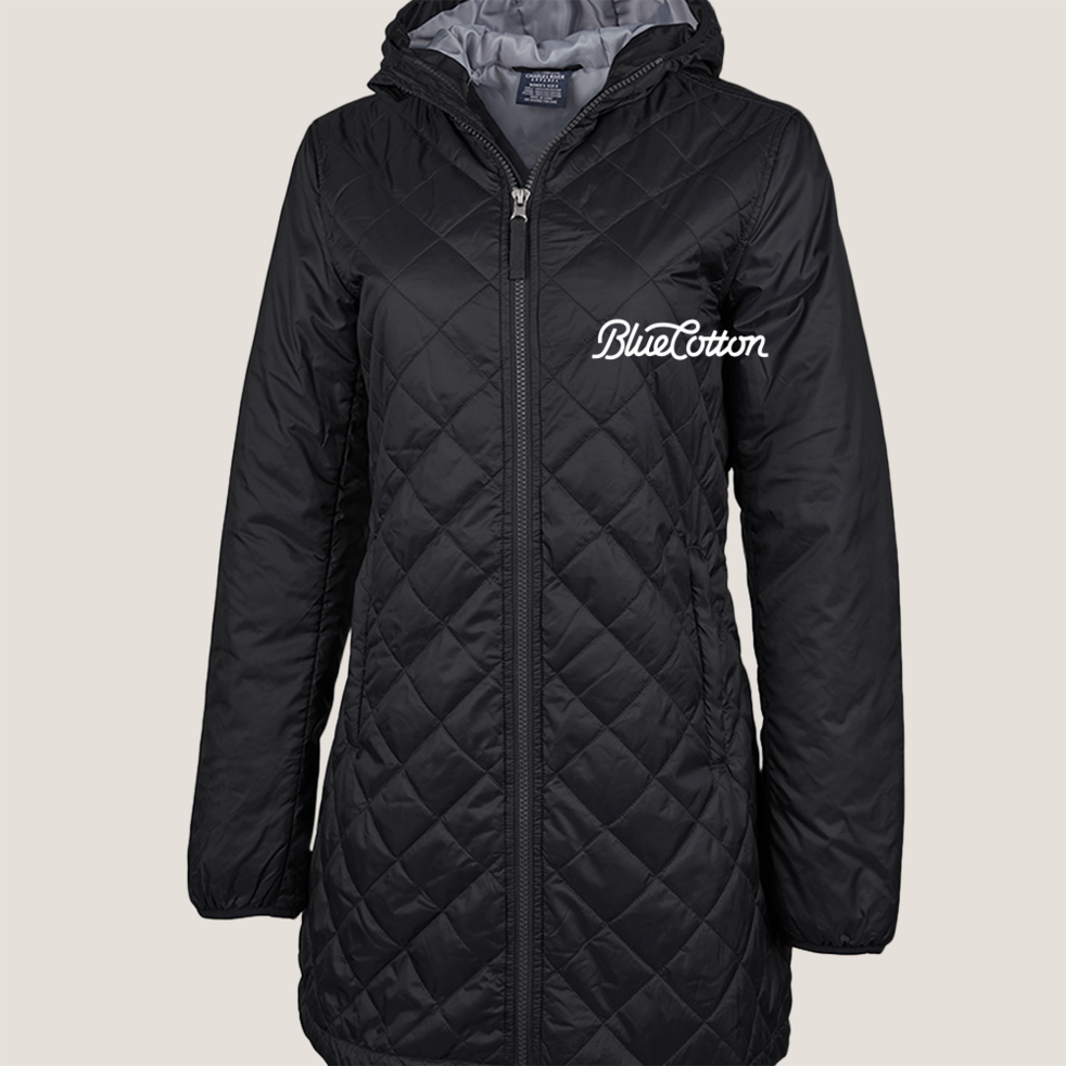Image of 5245 Charles River Women's Lithium Quilted Hooded Parka