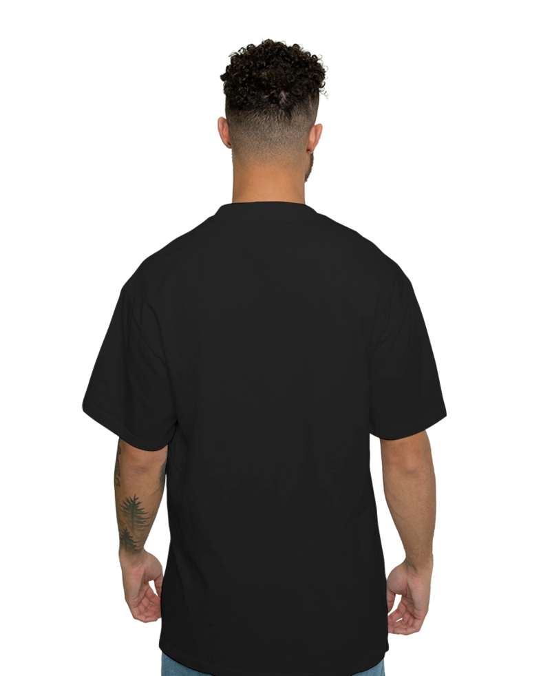 Image of a model wearing a 5082 AS Colour Heavy Faded Tee