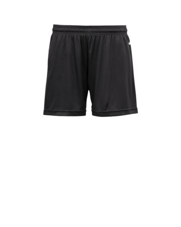Model wearing a BD4116 Badger Sport Ladies' Core Short