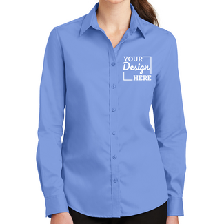 Custom Business Apparel:  L663 Port Authority Ladies SuperPro Twill Shirt