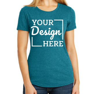 Custom Featured Brands:  Anvil by Gildan 6750L Women's Triblend Scoopneck T-Shirt