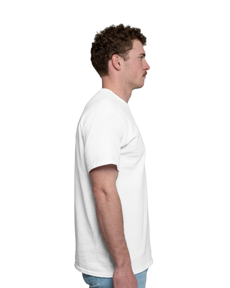 Image of a model wearing a 5000 Gildan Heavy Cotton T-Shirt