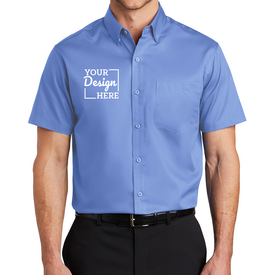 S664 Port Authority Short Sleeve SuperPro Twill Shirt